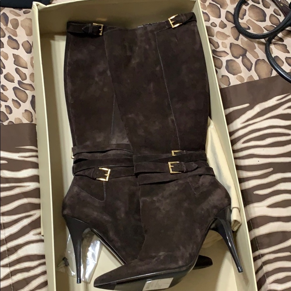 Authentic Burberry high heel boots